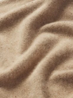 The Cashmere Brushed V Sweater -- Light Camel -FRAME Clothing Shop WP26KSW066 LTCM DTL sweater texture detail image