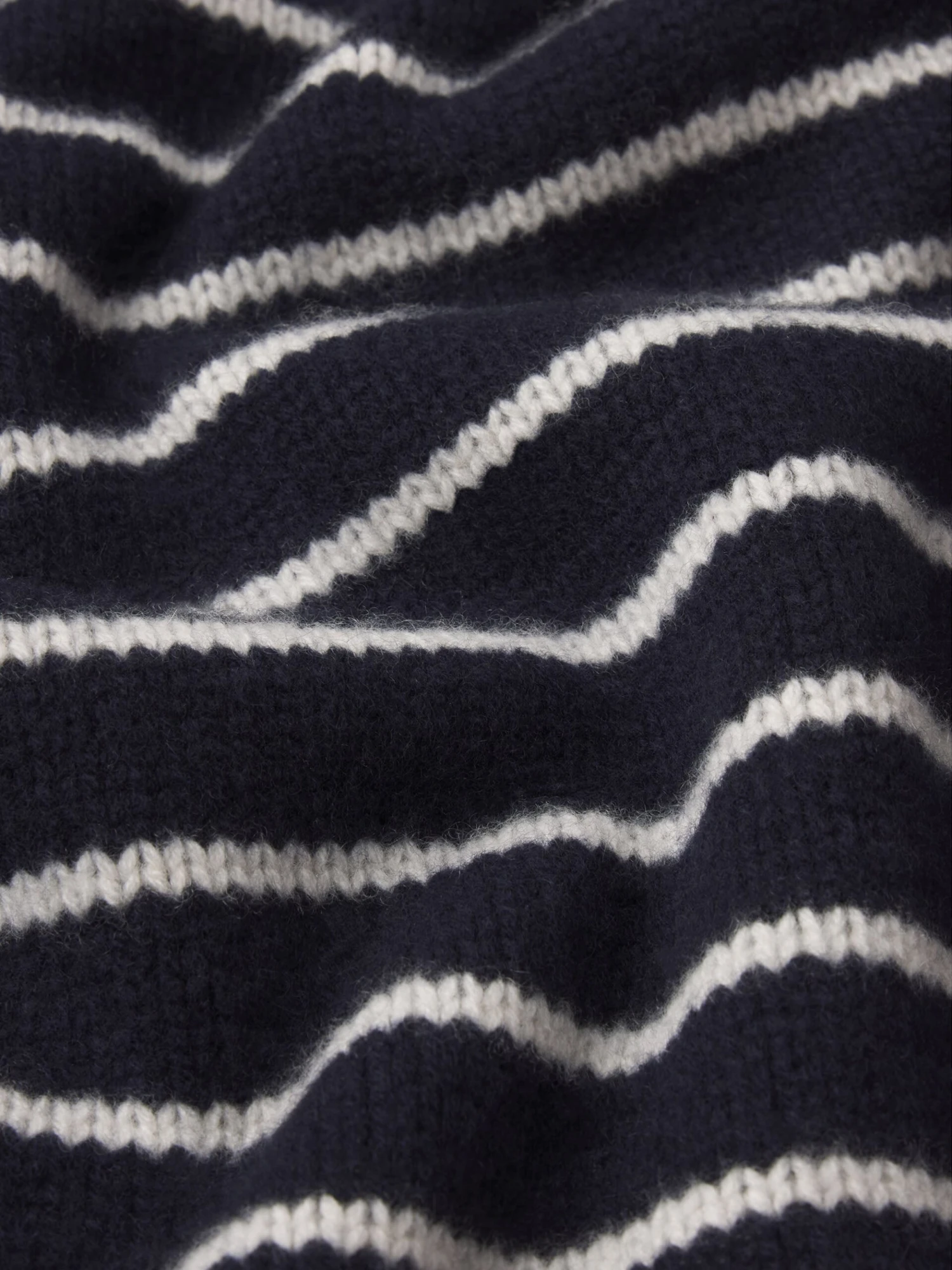 The Striped Cashmere Turtleneck -- Navy Multi 7 The Striped Cashmere Turtleneck -- Navy Multi - Image 7