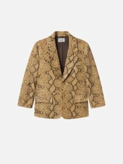 The Borrowed Blazer -- Sand Multi