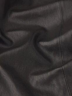 The Leather Smart Blazer -- Black 13 The Leather Smart Blazer -- Black -FRAME Clothing Shop WP26LBZ005 BLK FABRICDETAIL jacket texture detail image