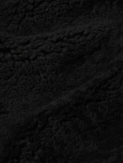 The Shearling Jacket -- Black 15 The Shearling Jacket -- Black -FRAME Clothing Shop WP26LJA012 BLK FABRICDETAIL jacket texture detail image