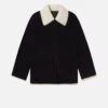 The Shearling Jacket -- Black