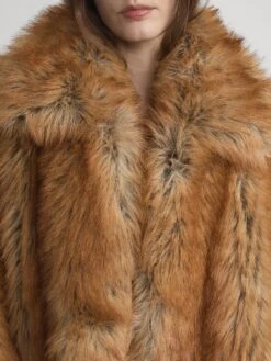 The Amelia Coat -- Dark Amber 8 The Amelia Coat -- Dark Amber -FRAME Clothing Shop WP26LOW005 DKAB 2315 coat front image