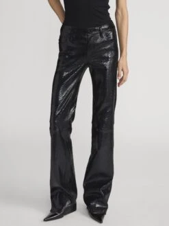 The Leather Rodeo -- Black Snake 9 The Leather Rodeo -- Black Snake -FRAME Clothing Shop WP26LPA002 BLKK 0439 pants front image primary image override