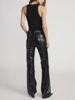 The Leather Rodeo -- Black Snake 12 The Leather Rodeo -- Black Snake -FRAME Clothing Shop WP26LPA002 BLKK 0470 pants back image