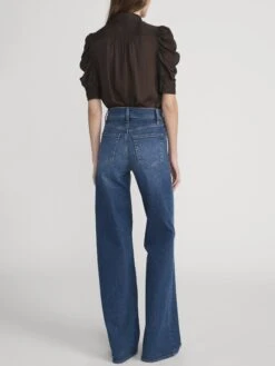 Le Slim Palazzo Long -- Solace 12 Le Slim Palazzo Long -- Solace -FRAME Clothing Shop WP26WBL004 AMCM LSPL814 SOLC 0571 jeans back image