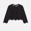 The Lace Blouse -- Black