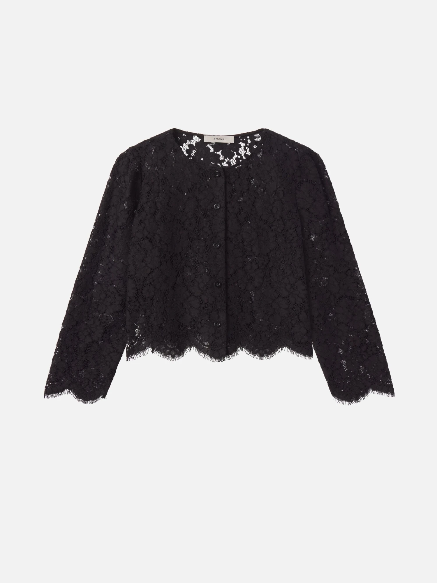 The Lace Blouse -- Black 1 The Lace Blouse -- Black
