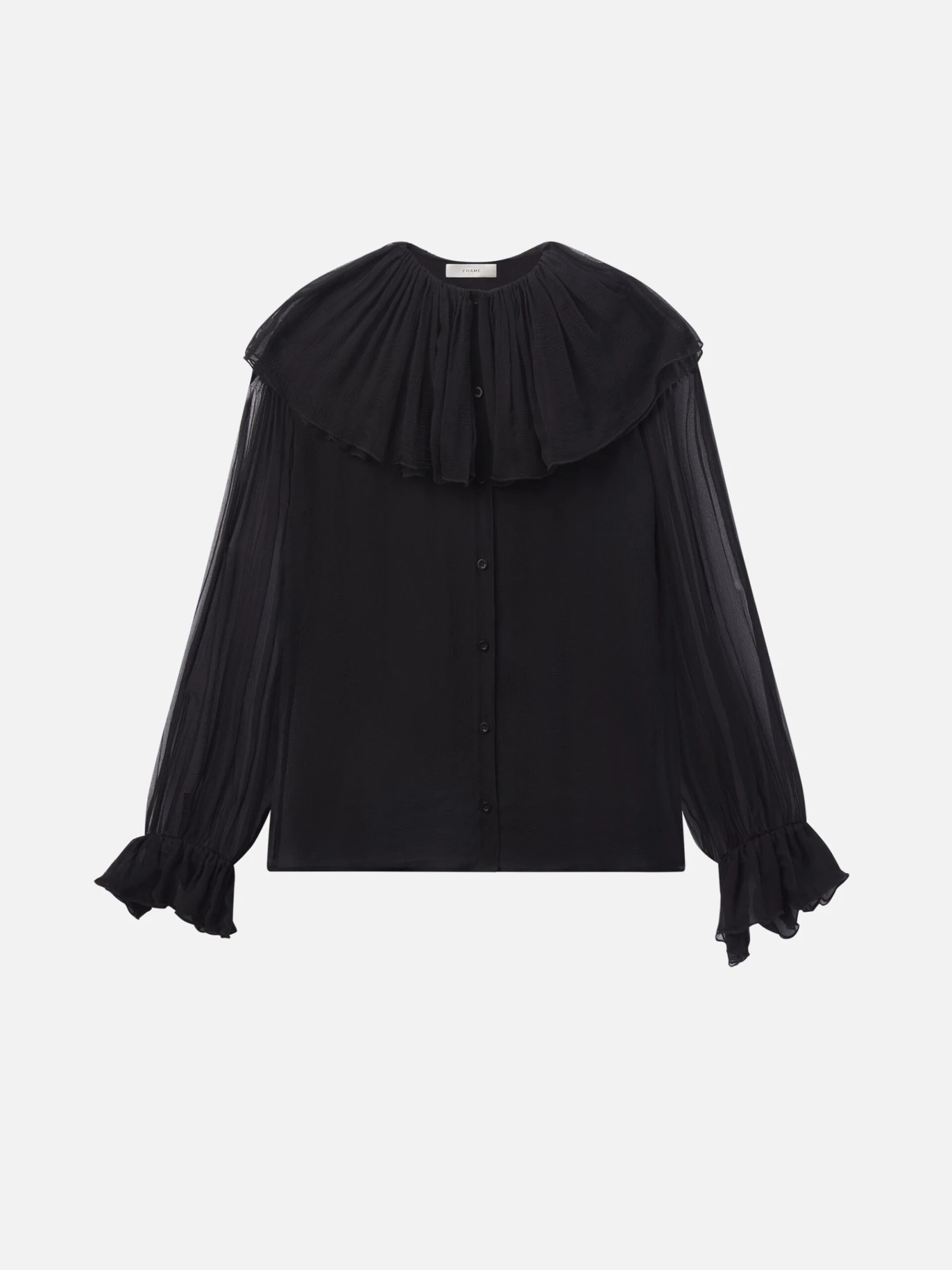 The Tiered Statement Blouse -- Black 1 The Tiered Statement Blouse -- Black