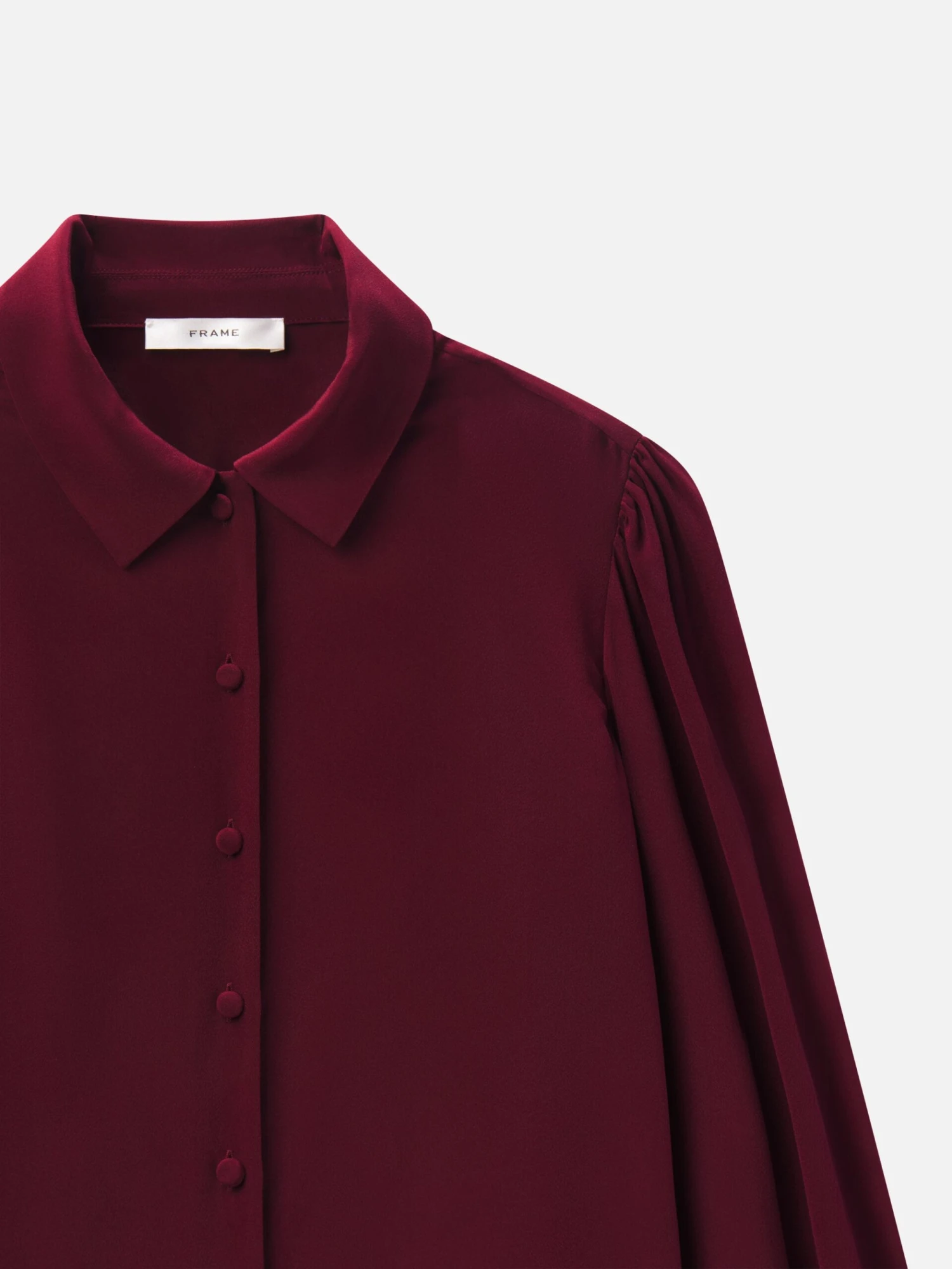 The Silk Staple Blouse -- Pinot 2 The Silk Staple Blouse -- Pinot - Image 2