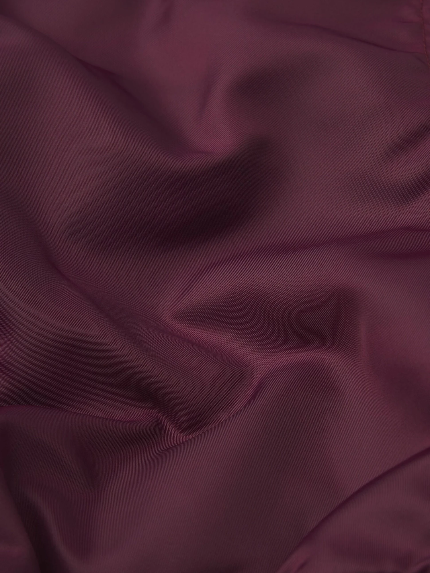 The Cropped Nylon Bomber -- Cabernet 4 The Cropped Nylon Bomber -- Cabernet - Image 4