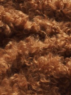 The Plush Bolero -- Camel -FRAME Clothing Shop WP26WOW001 CAML DTL vest texture detail image