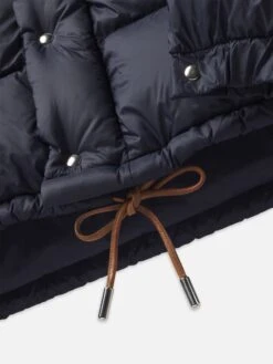 The Nylon Puffer -- Navy -FRAME Clothing Shop WP26WOW006 NAVY DTL jacket texture detail image