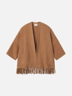 The Fringe Coat -- Camel