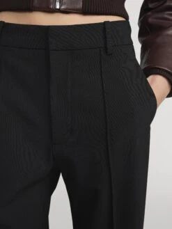 The City Pant -- Black -FRAME Clothing Shop WP26WPA007 BLK WP26LJA007 AMER 1696 pants front detail image