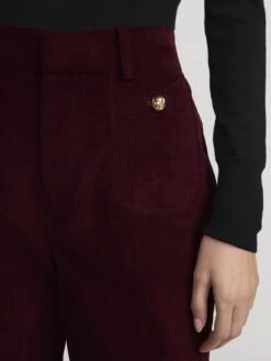 The Modernist Pocket Trouser -- Cabernet -FRAME Clothing Shop WP26WPA010 CBNT WP26WBZ010 CBNT 1579 the modernist cabernet detail