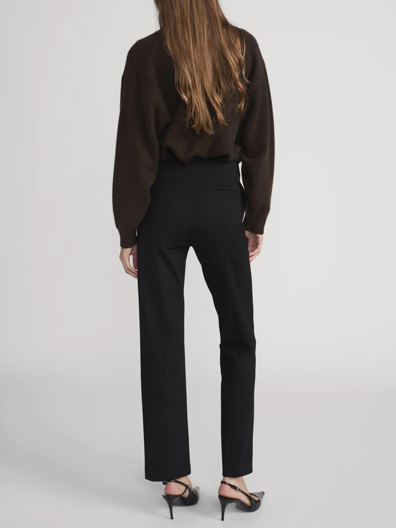 The Sleek Trouser -- Black 6 The Sleek Trouser -- Black - Image 6