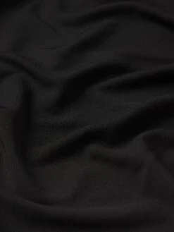 The Drape Tank -- Black 7 The Drape Tank -- Black -FRAME Clothing Shop WS25JKT019 BLK FABRICDETAIL top texture detail image