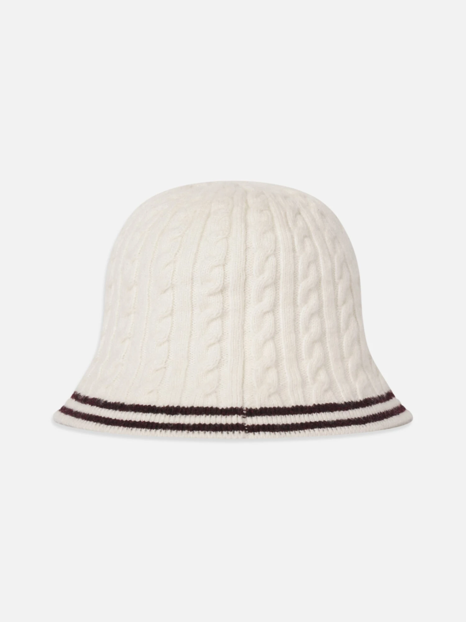 The Cable Bucket Hat -- Burgundy Multi 4 The Cable Bucket Hat -- Burgundy Multi - Image 4