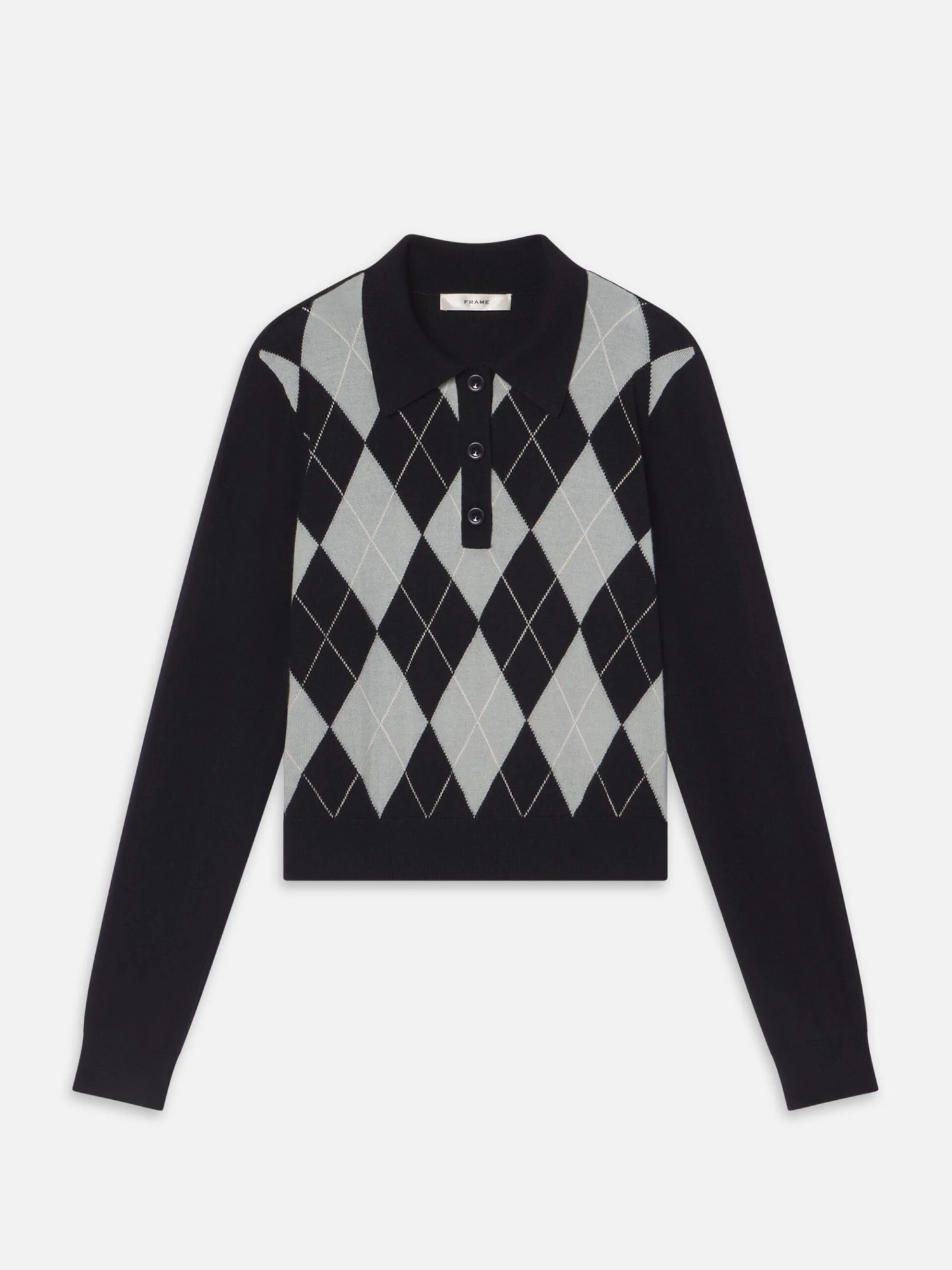 The Argyle Polo -- Grey Multi 1 The Argyle Polo -- Grey Multi