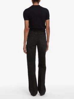 The Argyle Short Sleeve Polo -- Navy Multi -FRAME Clothing Shop WS25KSW053 NAMU 7135 polo back image