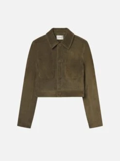 The Small Suede Jacket -- Cypress