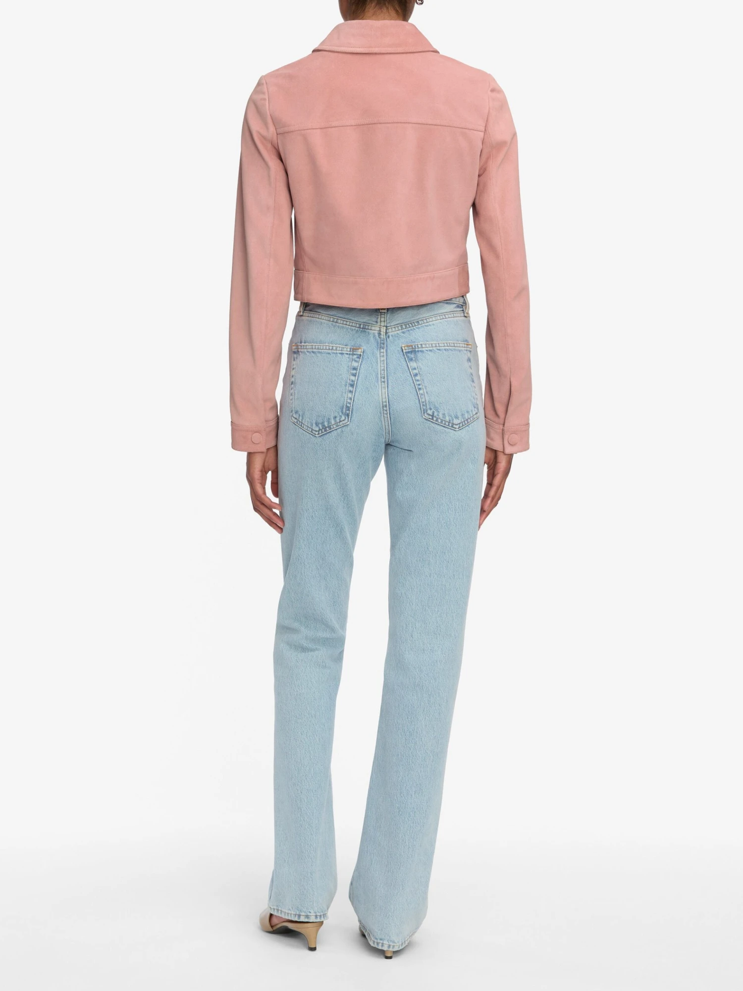 The Small Suede Jacket -- Flamingo 5 The Small Suede Jacket -- Flamingo - Image 5