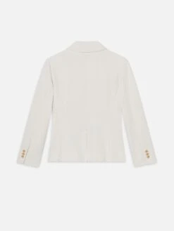 The Seersucker Smart Blazer -- Light Chambray Multi -FRAME Clothing Shop WS25WBZ013 LCHM B blazer back packshot image