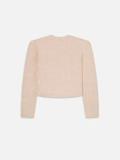 The Tweed Jacket -- Azalea Multi 5 The Tweed Jacket -- Azalea Multi -FRAME Clothing Shop WS25WJA009 AZMT B jacket back packshot image