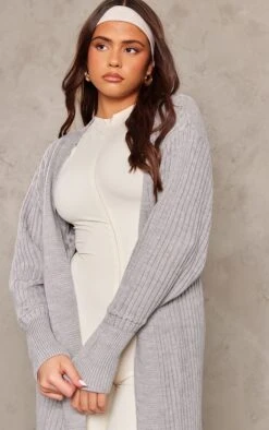 Grey Ribbed Knitted Midi Cardigan -FRAME Clothing Shop a5c52cc632cc6f248d5395f61aa343546c738a17 cmb4321 4