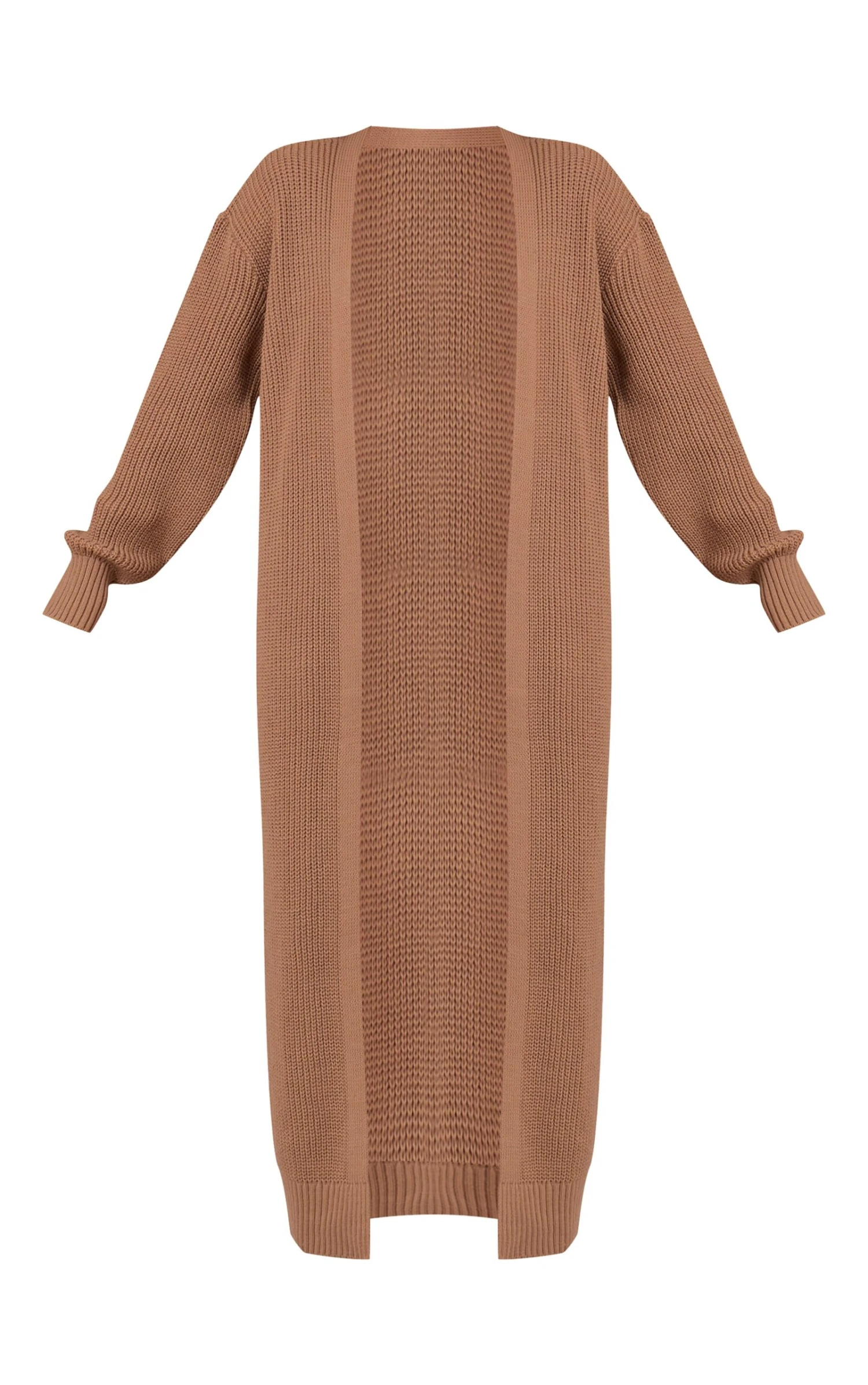 Taupe Maxi Knitted Cardigan 5 Taupe Maxi Knitted Cardigan - Image 5
