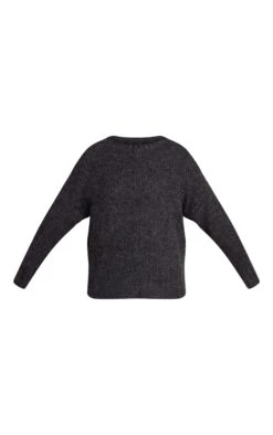 Charcoal Rib Detail Oversized Sweater -FRAME Clothing Shop acaf6d9a581895b06861a6aa6aef144a1c195308 CNN9669 5 charcoal rib detail oversized jumper