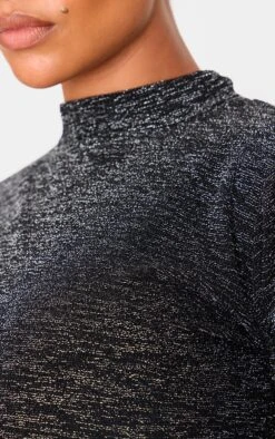 Prettylittlething Maternity Black Glitter Long Sleeve Maxi Dress -FRAME Clothing Shop b475e71eba25dea7ff3d9eac54e2f5d7398f915c cnl1346 4