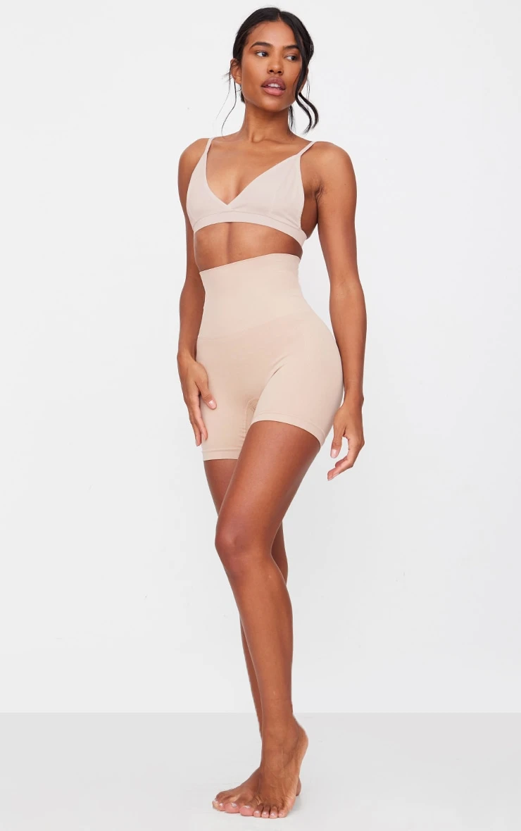 Prettylittlething Nude Shapewear High Waist Control Shorts 4 Prettylittlething Nude Shapewear High Waist Control Shorts - Image 4