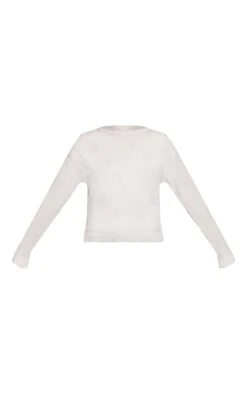 Prettylittlething Cream Filagree Knit Slouchy Sweater -FRAME Clothing Shop b56cc7e0243c9acd6a9c17dca2c8c2dc253af2bd CNO5082 5 cream filagree knit slouchy jumper