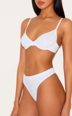 Prettylittlething White Non Cupped Underwired Bra -FRAME Clothing Shop b90872aa8c5aee13647fd4bf5b4a2cd150bdfdbe CNL6104 4 white non cupped underwired bra