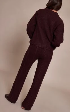 Chocolate Plum Cable Knit Pants -FRAME Clothing Shop b96df8d103272a2ad2bbb309f9a7481580d398d2 CNN9454 3 chocolate plum cable knit trousers
