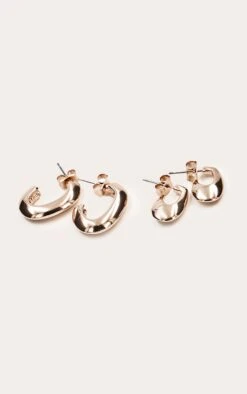PrettyLittleThing Gold High-Shine Teardrop – Minimalist Mini Hoop Multipack 5 PrettyLittleThing Gold High-Shine Teardrop – Minimalist Mini Hoop Multipack -FRAME Clothing Shop baaa388b326103fecec88425eb4ddc595e4edc98 CNO5017 3 gold teardrop mini hoop multipack