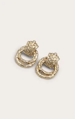 Prettylittlething Gold Diamante Knot Door Knocker Earrings 5 Prettylittlething Gold Diamante Knot Door Knocker Earrings -FRAME Clothing Shop babd9d637bd8824983b4f5b2948cf57f1dfd3892 CMZ7818 2 gold diamante knot door knocker earrings