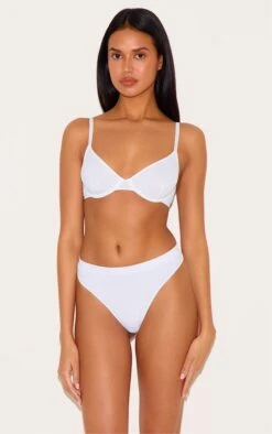 Prettylittlething White Non Cupped Underwired Bra