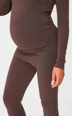 Prettylittlething Maternity Chocolate Premium Soft Touch Leggings -FRAME Clothing Shop bc162f60dfed27858a3adf6fc20dc2a2e50623e3 cnl0968 4