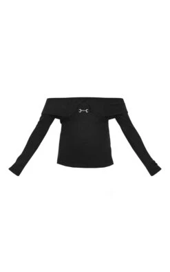 Prettylittlething Maternity Black Brushed Rib Buckle Detail – Off The Shoulder Long Sleeve Top 9 Prettylittlething Maternity Black Brushed Rib Buckle Detail – Off The Shoulder Long Sleeve Top -FRAME Clothing Shop c411920eb0c715de06a20fe0f218b503b39284ce cnk5016 5