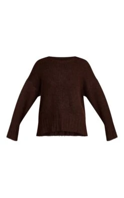 Chocolate Rib Detail Oversized Sweater -FRAME Clothing Shop c50fe01dd0515e771a99da87b576913bc642c422 CNN9677 5 chocolate rib detail oversized jumper