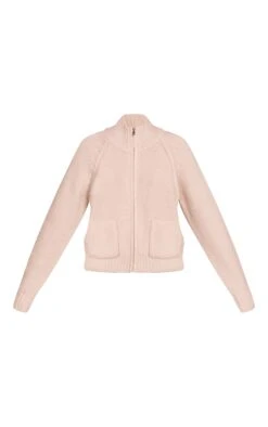 Cream Zip Up Pocket Detail Knitted Cardigan -FRAME Clothing Shop c895a24f32f05a1b357610e58e16cf16d86d823e CNN9690 5 cream zip up pocket detail knitted cardigan