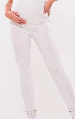 Prettylittlething Maternity Oatmeal Marl Over The Bump Leggings 8 Prettylittlething Maternity Oatmeal Marl Over The Bump Leggings -FRAME Clothing Shop cd83d8eee21e174e58759dd3d01599621c9e075a cni1017 4