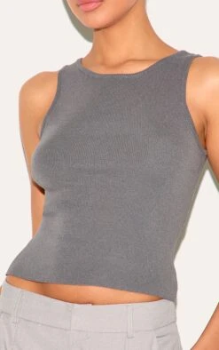 Prettylittlething Charcoal Fine KnitRacer Neck Top 8 Prettylittlething Charcoal Fine KnitRacer Neck Top -FRAME Clothing Shop cf12dfa2ffd0bc18668321f1789671113b9878d4 CNL6075 4 charcoal fine knit racer neck top