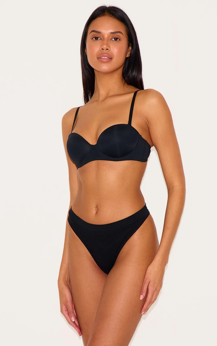 Prettylittlething Black Multiway Underwired Bra 1 Prettylittlething Black Multiway Underwired Bra