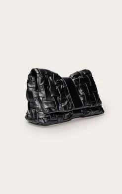 Prettylittlething Black Cross Weave Fold Over Clutch Bag 7 Prettylittlething Black Cross Weave Fold Over Clutch Bag -FRAME Clothing Shop d3f8d3053d00a424e918878d802235f46dcc2ea7 CNO4105 3 black cross weave fold over clutch bag