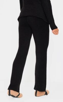 Prettylittlething Maternity Black Boucle Knit Straight Leg Pants -FRAME Clothing Shop d50a59675fee349a950ea77f9905f8d23dec766d cnl1010 3