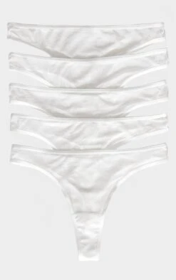 Prettylittlething White Mesh Pack Of 5 Basic Thongs -FRAME Clothing Shop d8bc50dc83e2096d6d8731e1ae28f03a4500ad99 cnl3108 1